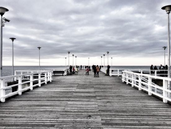 Seebrücke von Brzeźno