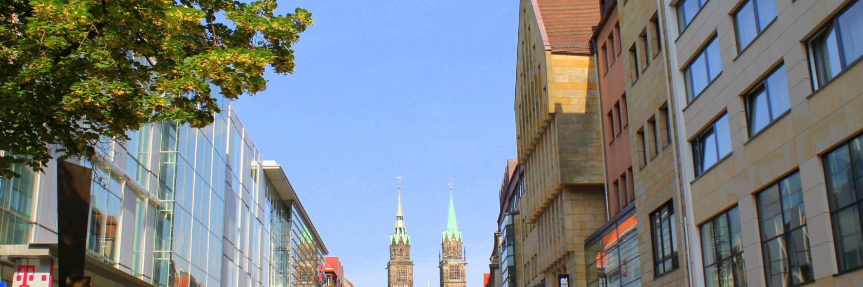 Einkaufsstraße Karolinenstraße